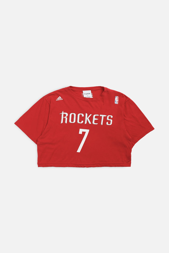 frankie Rework Houston Rockets NBA Crop Tee - S