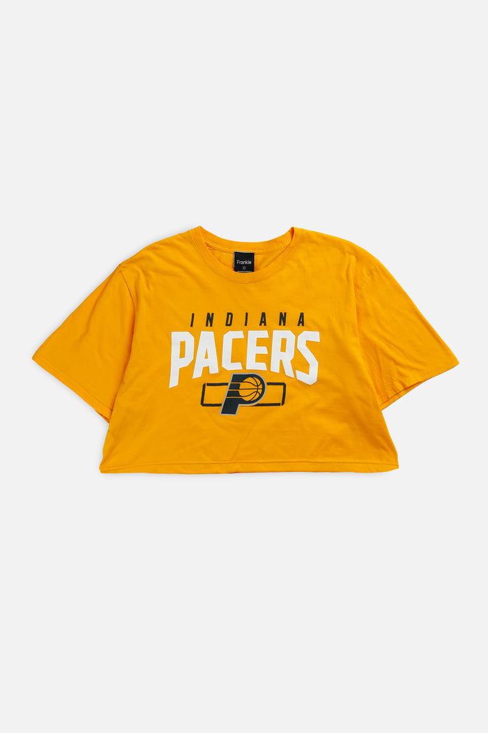 frankie Rework Indiana Pacers NBA Crop Tee - L