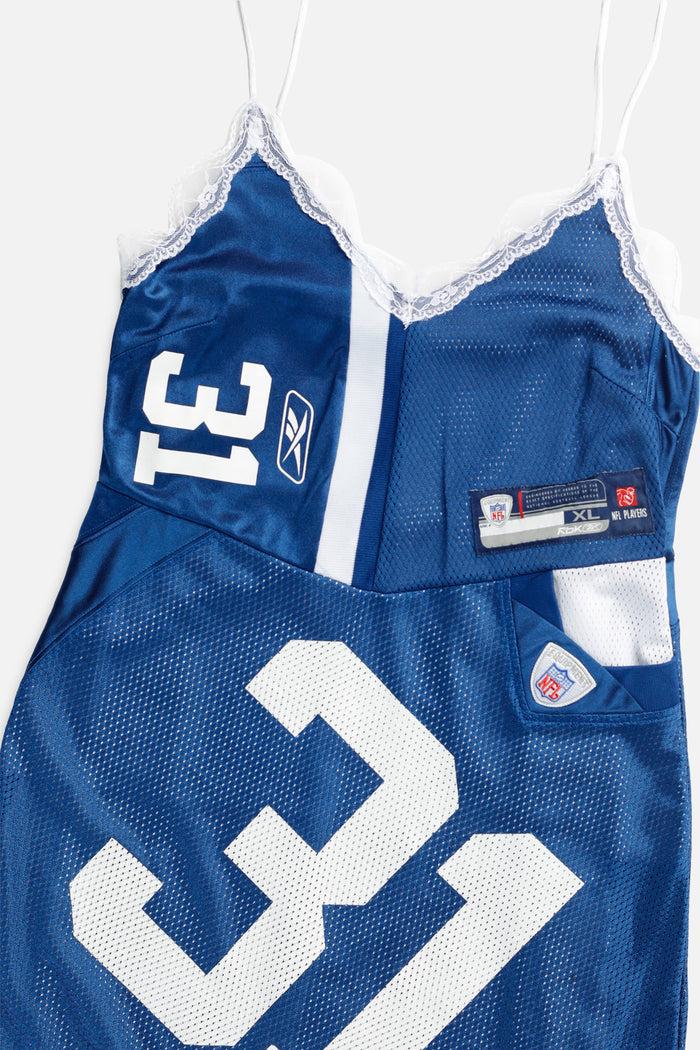 Frankie Rework Indianapolis Colts NFL Lace Dress - L