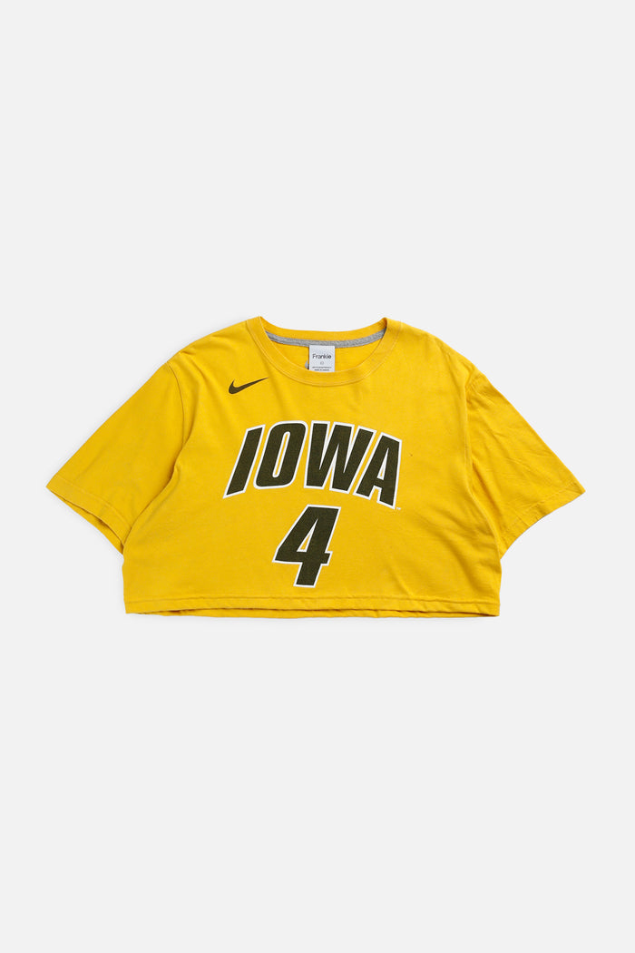 frankie Rework Iowa Hawkeyes NCAA Crop Tee - XL