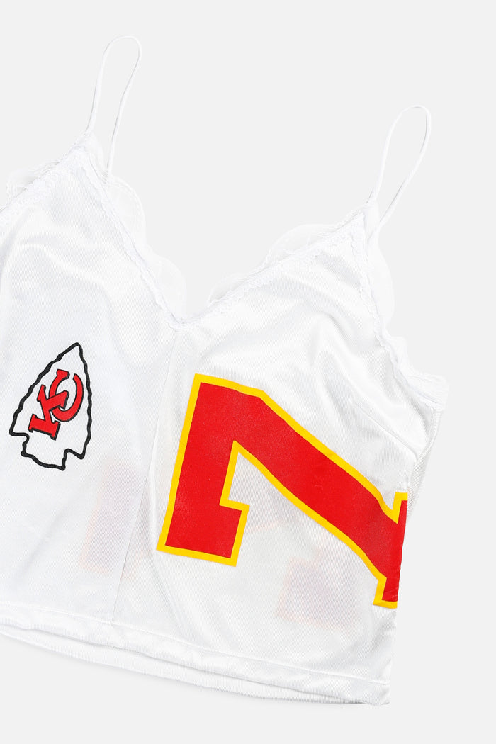 Frankie Rework Kansas City Chiefs Lace Tank - XXL