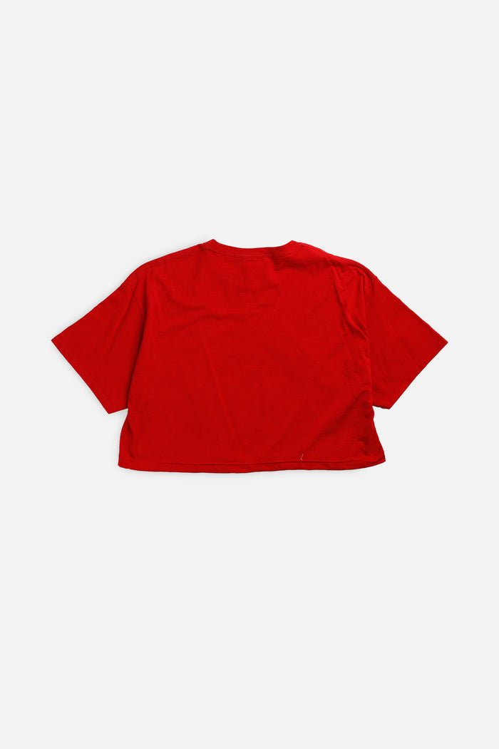 Frankie Rework Kansas City Chiefs NFL Crop Tee - XL