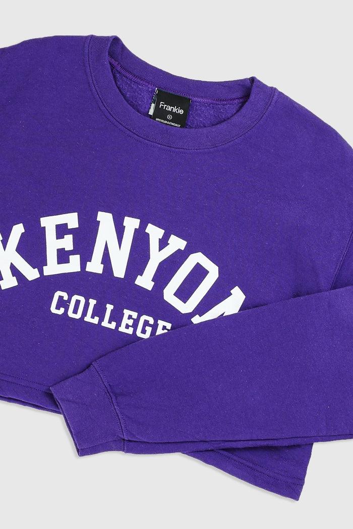 Frankie Rework Kenyon College Crop Sweatshirt - M