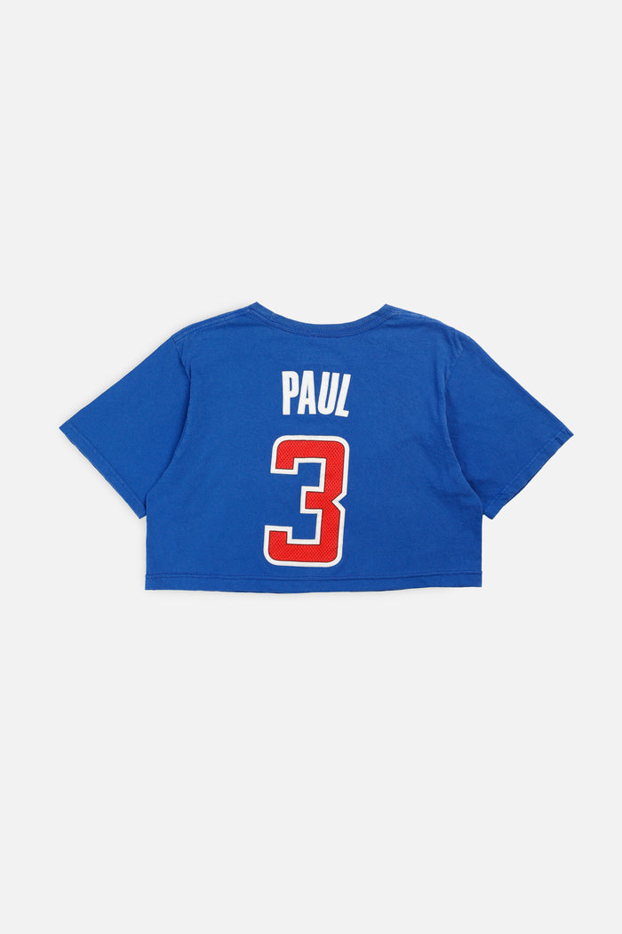 Frankie Rework LA Clippers NBA Crop Tee - S