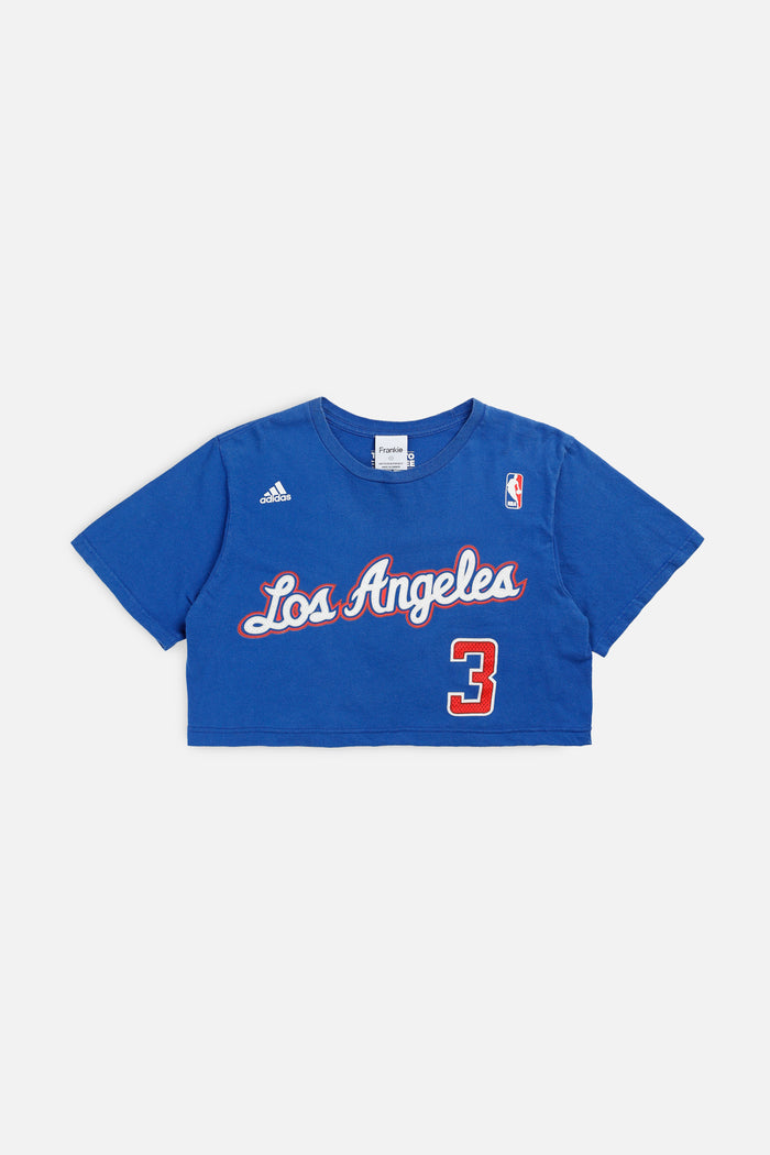 frankie Rework LA Clippers NBA Crop Tee - S