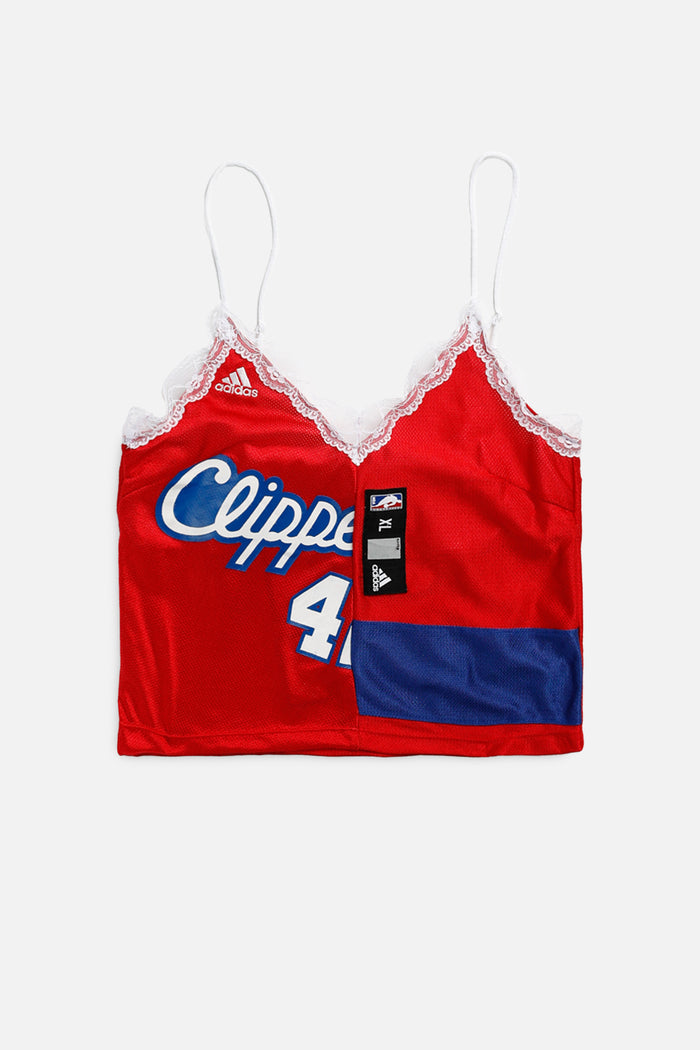 frankie Rework LA Clippers NBA Lace Tank - S