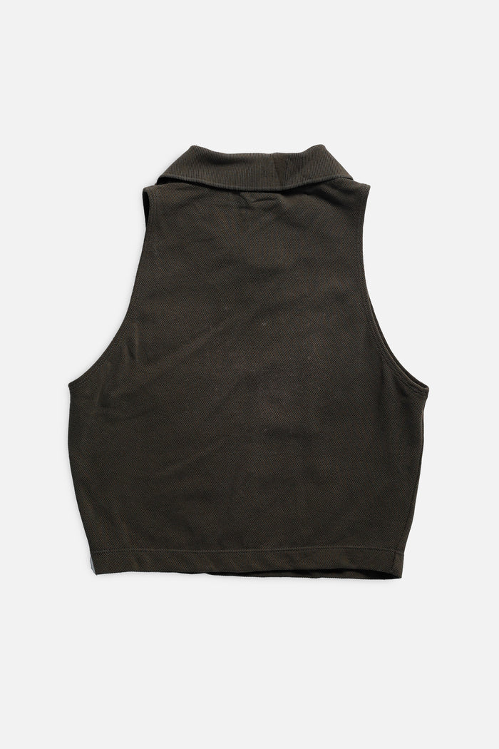 Frankie Rework Lacoste Collared Tank - L