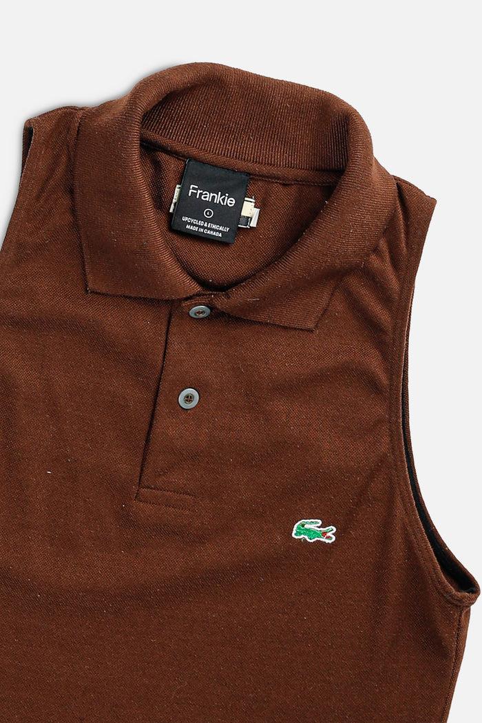 Frankie Rework Lacoste Collared Tank - L