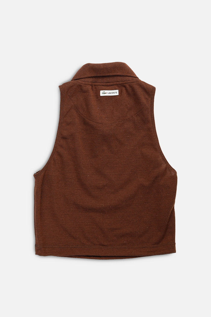 Frankie Rework Lacoste Collared Tank - L