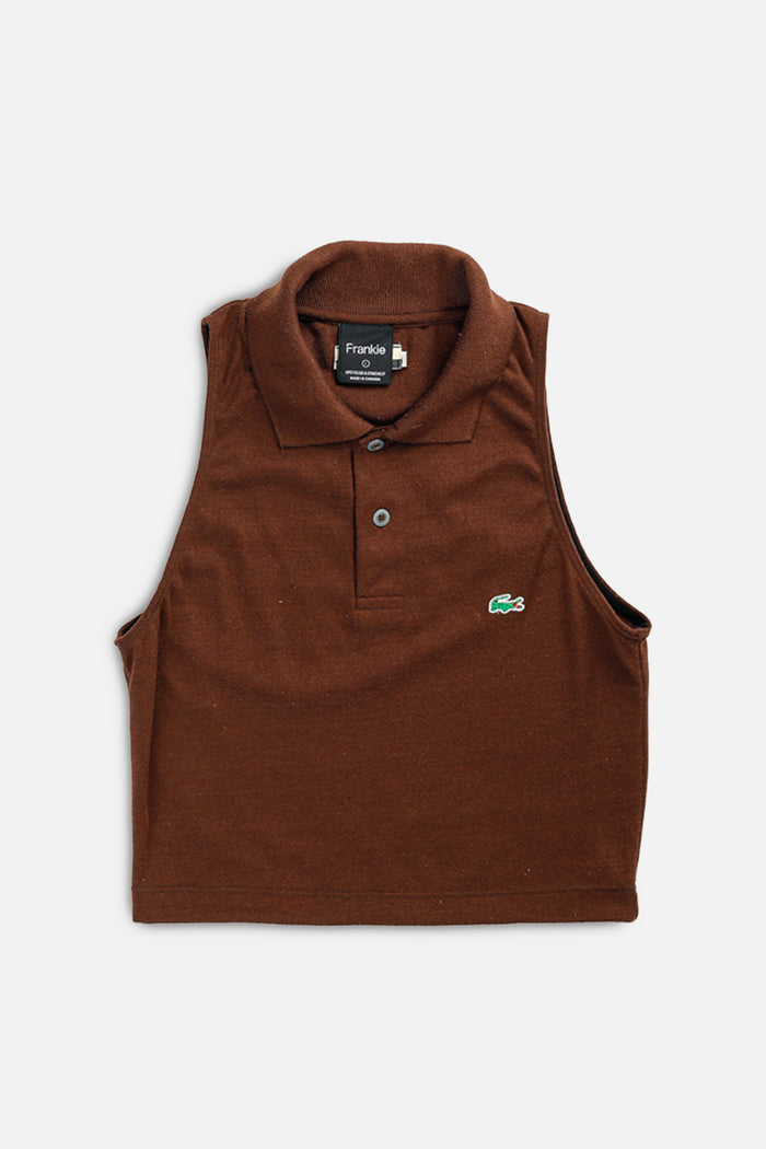 frankie Rework Lacoste Collared Tank - L