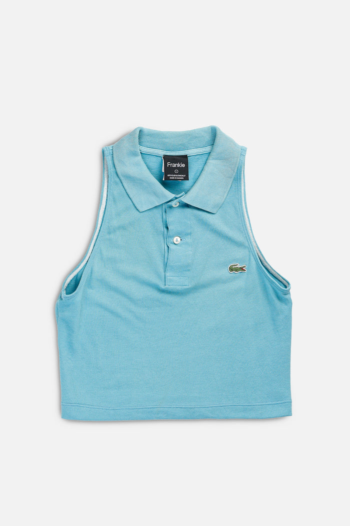 frankie Rework Lacoste Collared Tank - L
