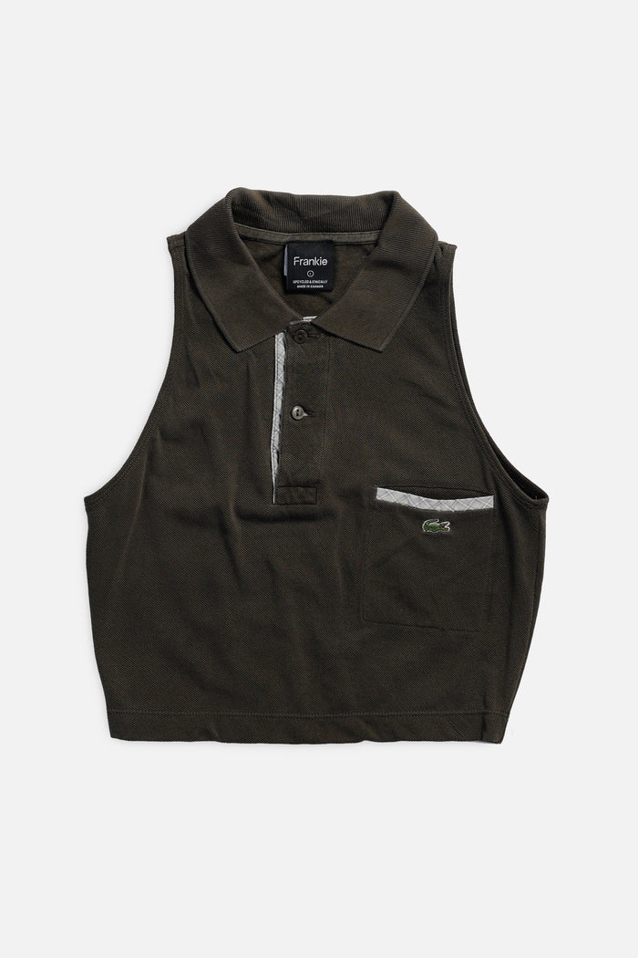 frankie Rework Lacoste Collared Tank - L