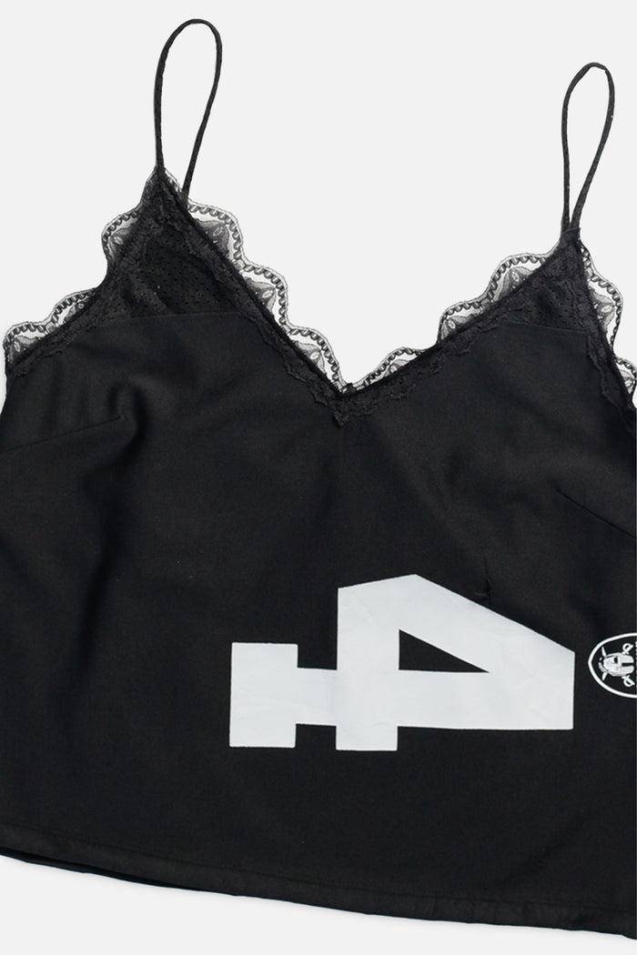 Frankie Rework Las Vegas Raiders Lace Tank - L