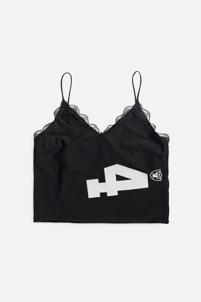 frankie Rework Las Vegas Raiders Lace Tank - L