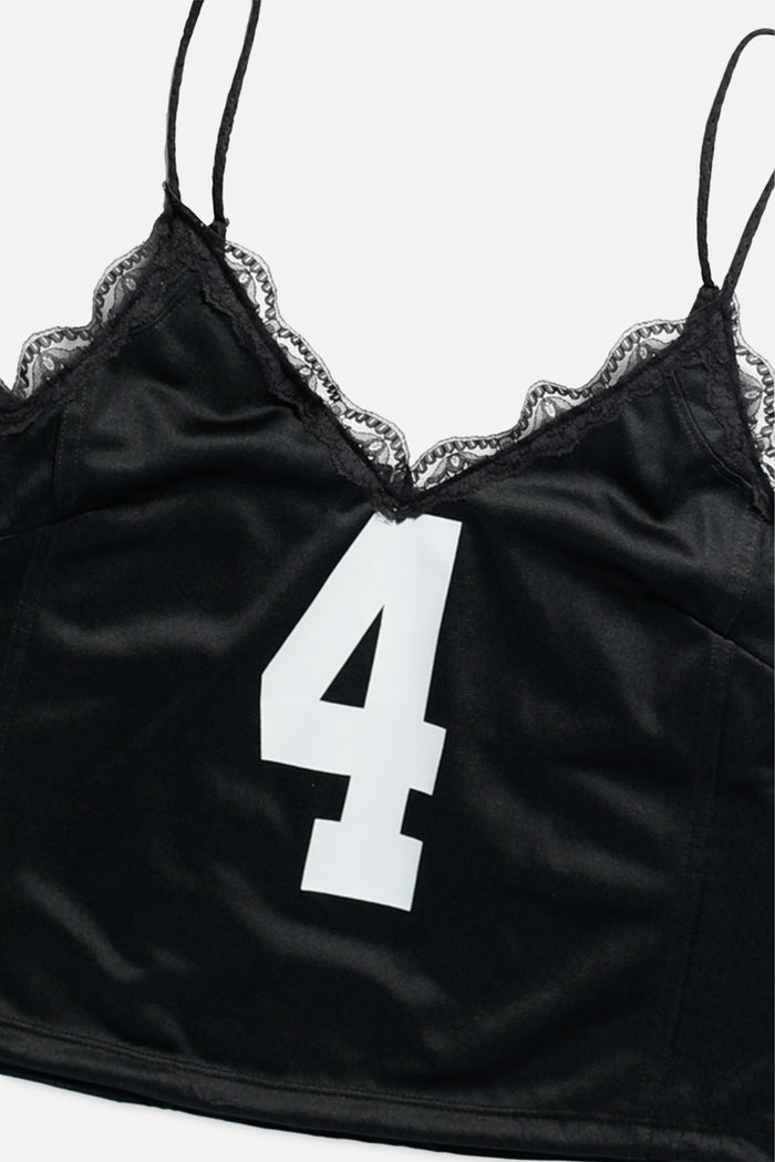 Frankie Rework Las Vegas Raiders Lace Tank - S