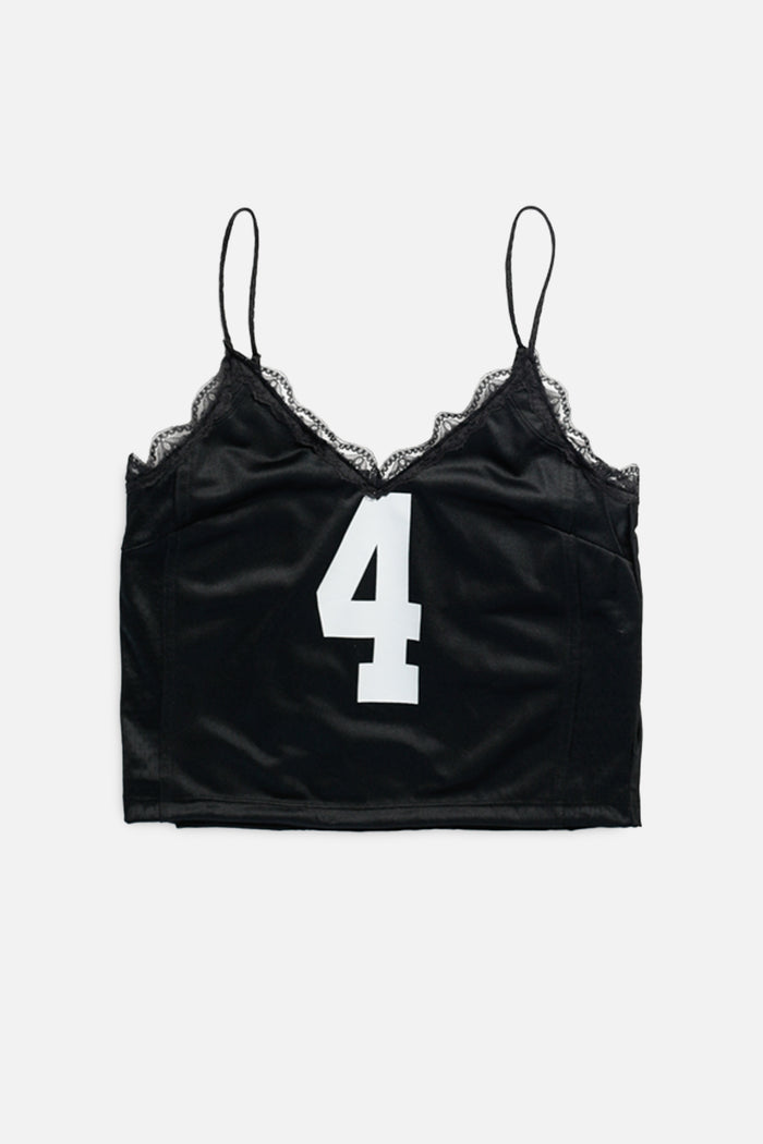 frankie Rework Las Vegas Raiders Lace Tank - S