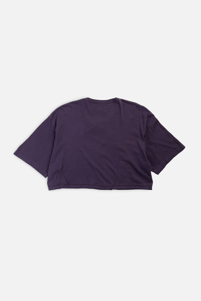 Frankie Rework LSU Tigers Crop Tee - L