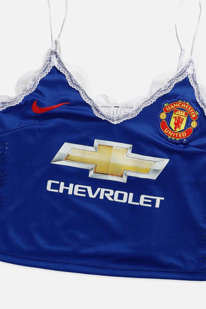 Frankie Rework Manchester Soccer Lace Tank - L