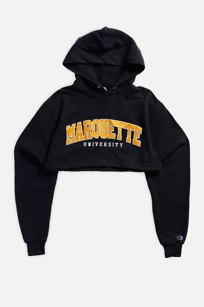 frankie Rework Marquette Micro Crop Sweatshirt - M