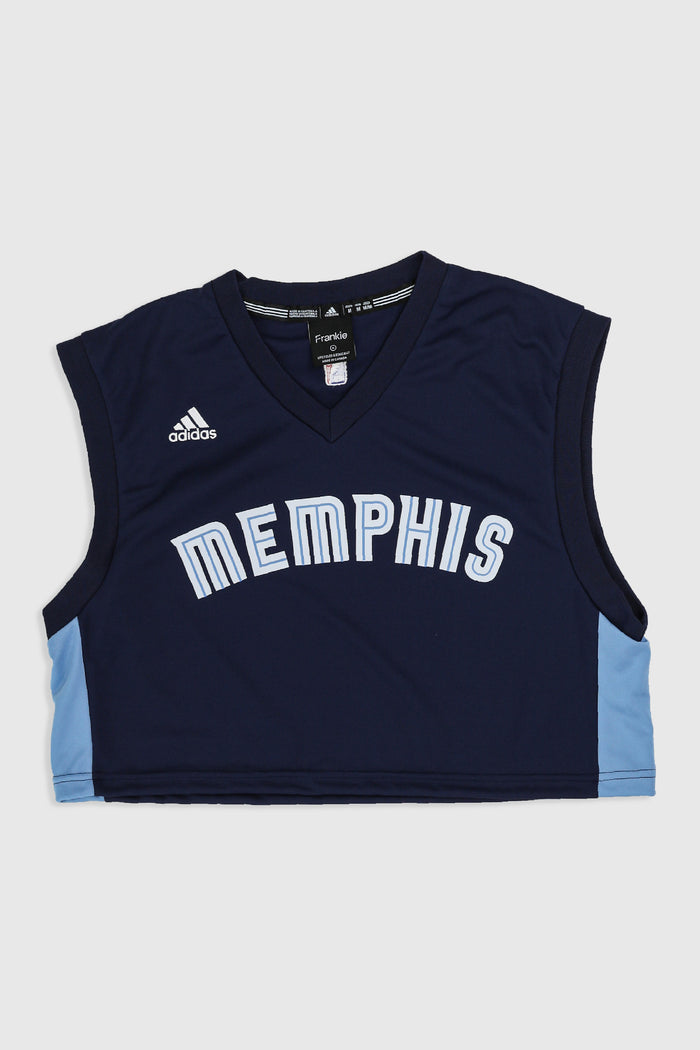 frankie Rework Memphis Grizzlies Crop Jersey - L XL