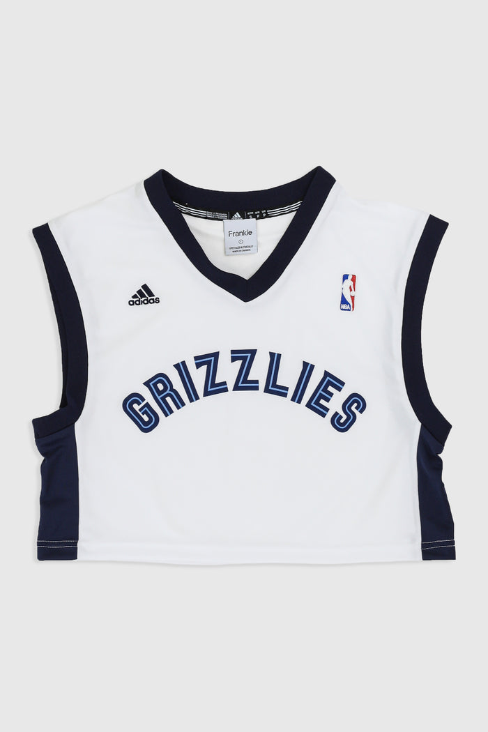 frankie Rework Memphis Grizzlies Crop Jersey - L XL