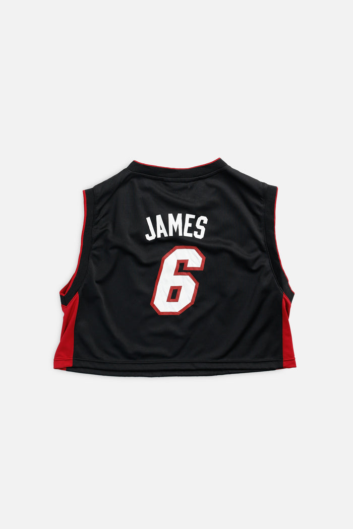 Frankie Rework Miami Heat NBA Crop Jersey - M