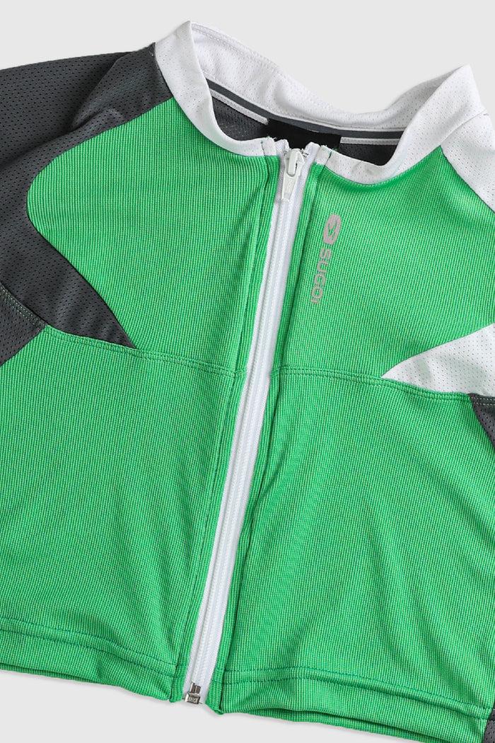 Frankie Rework Micro Crop Cycling Jersey - S