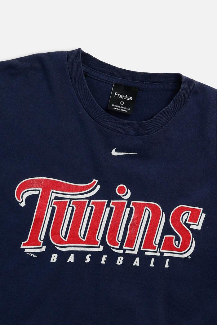 Frankie Rework Minnesota Twins MLB Crop Tee - L