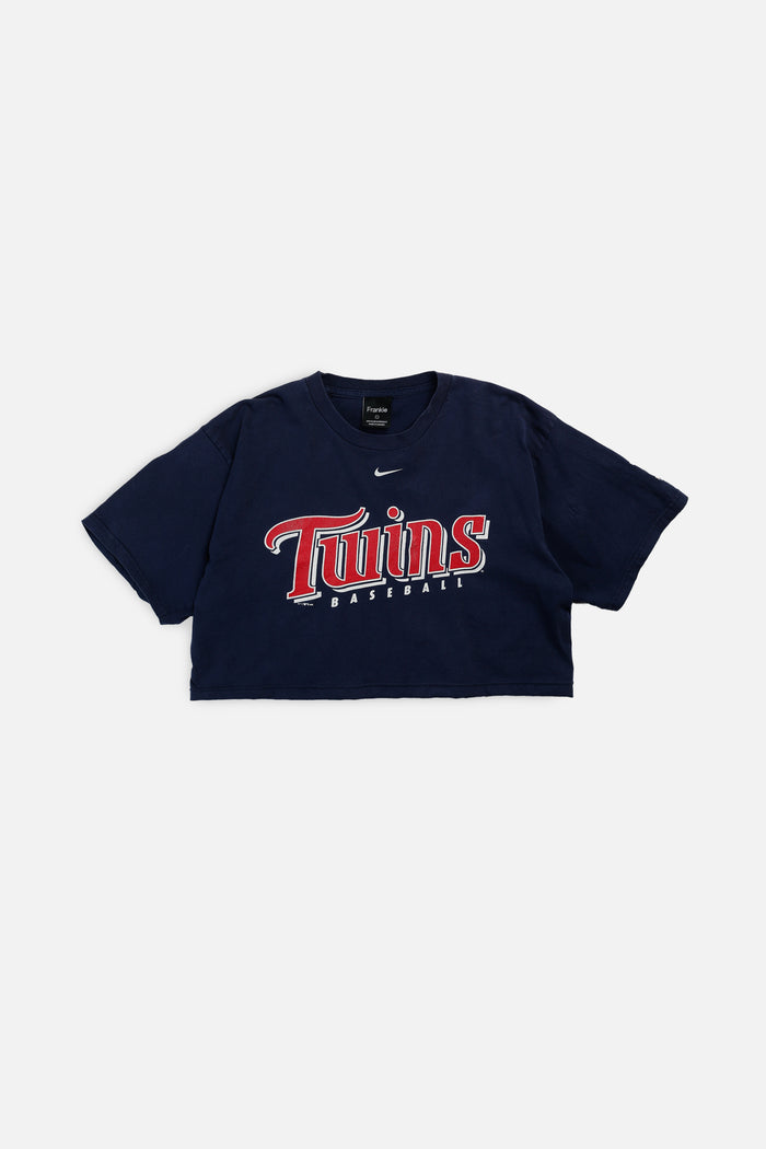 frankie Rework Minnesota Twins MLB Crop Tee - L