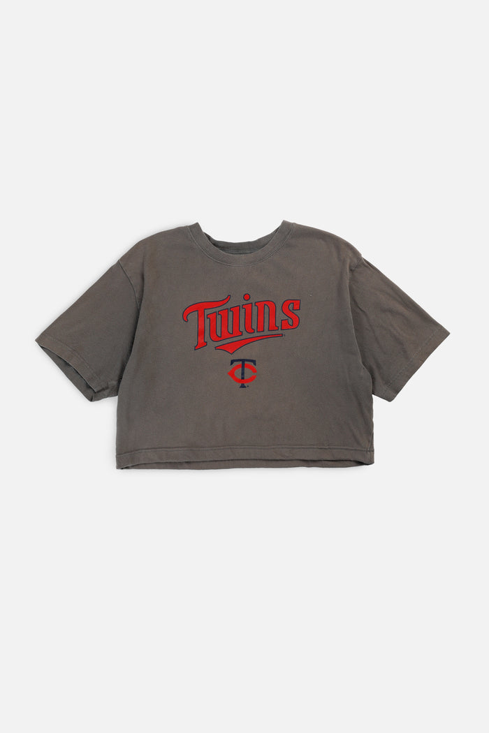 frankie Rework Minnesota Twins MLB Crop Tee - M