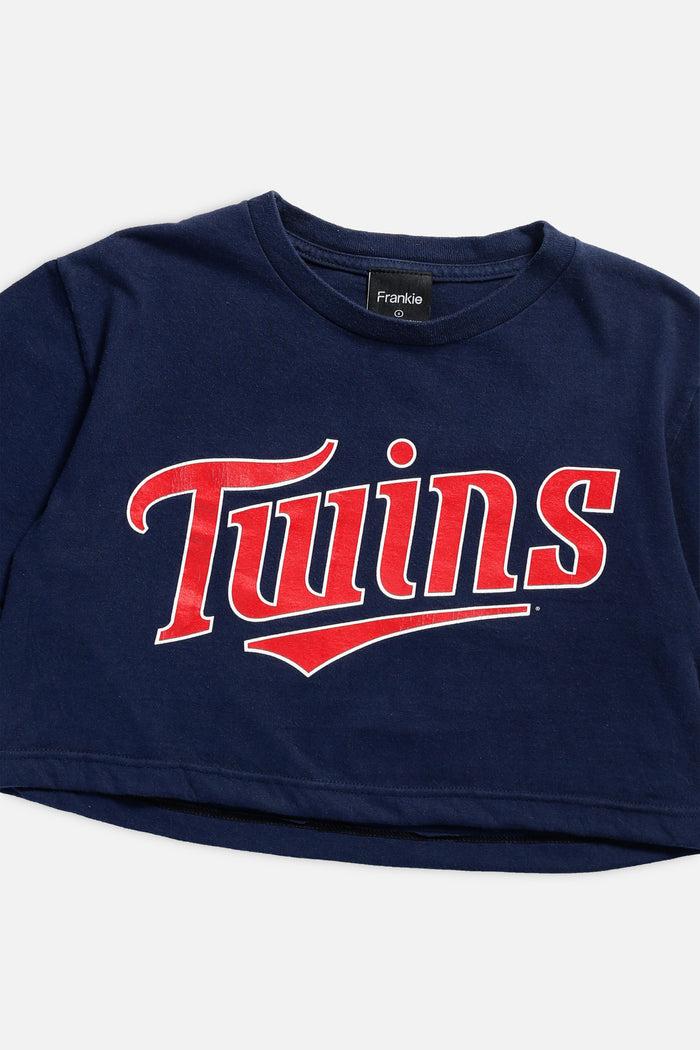 Frankie Rework Minnesota Twins MLB Crop Tee - S