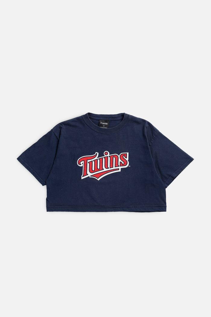 frankie Rework Minnesota Twins MLB Crop Tee - S