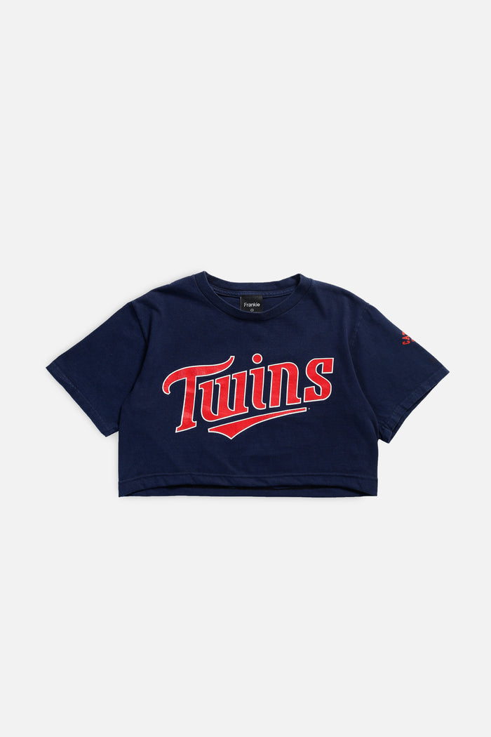 frankie Rework Minnesota Twins MLB Crop Tee - S