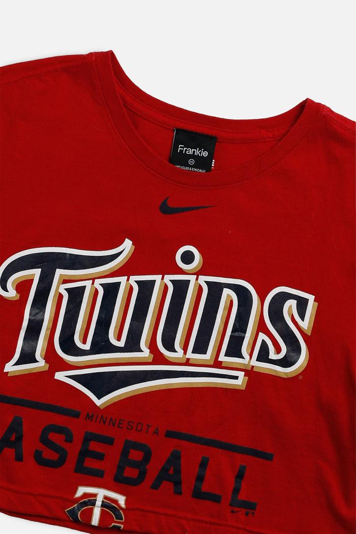 Frankie Rework Minnesota Twins MLB Crop Tee - XS