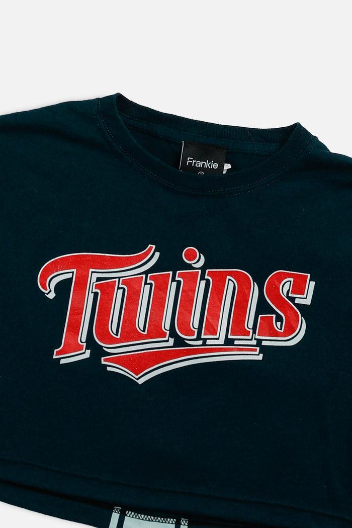 Frankie Rework Minnesota Twins MLB Crop Tee - XS