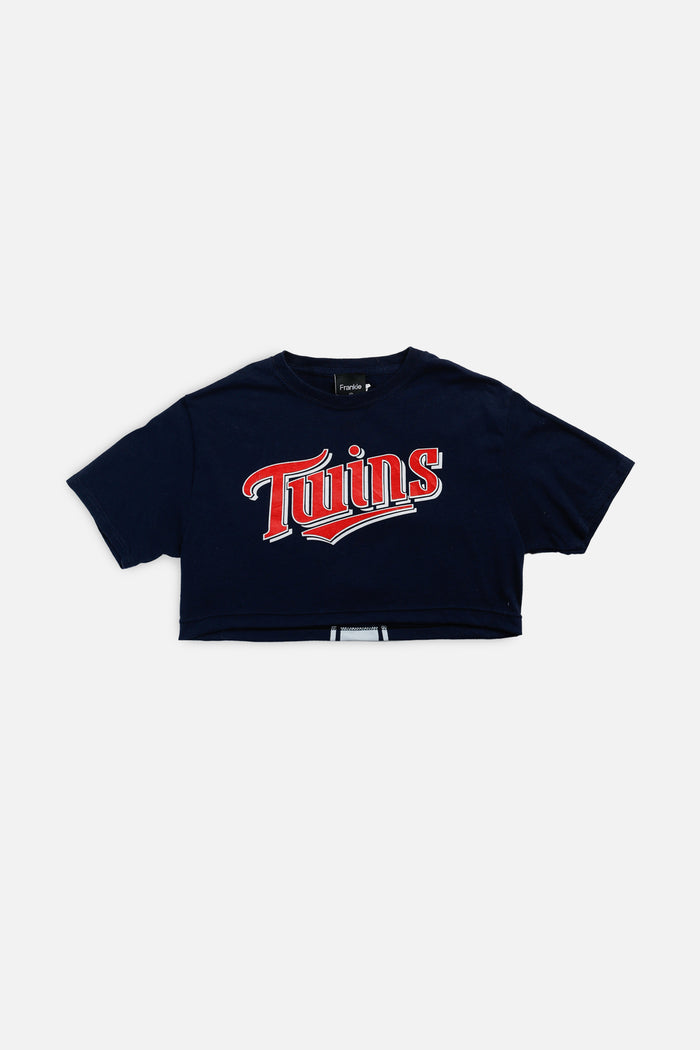 frankie Rework Minnesota Twins MLB Crop Tee - XS