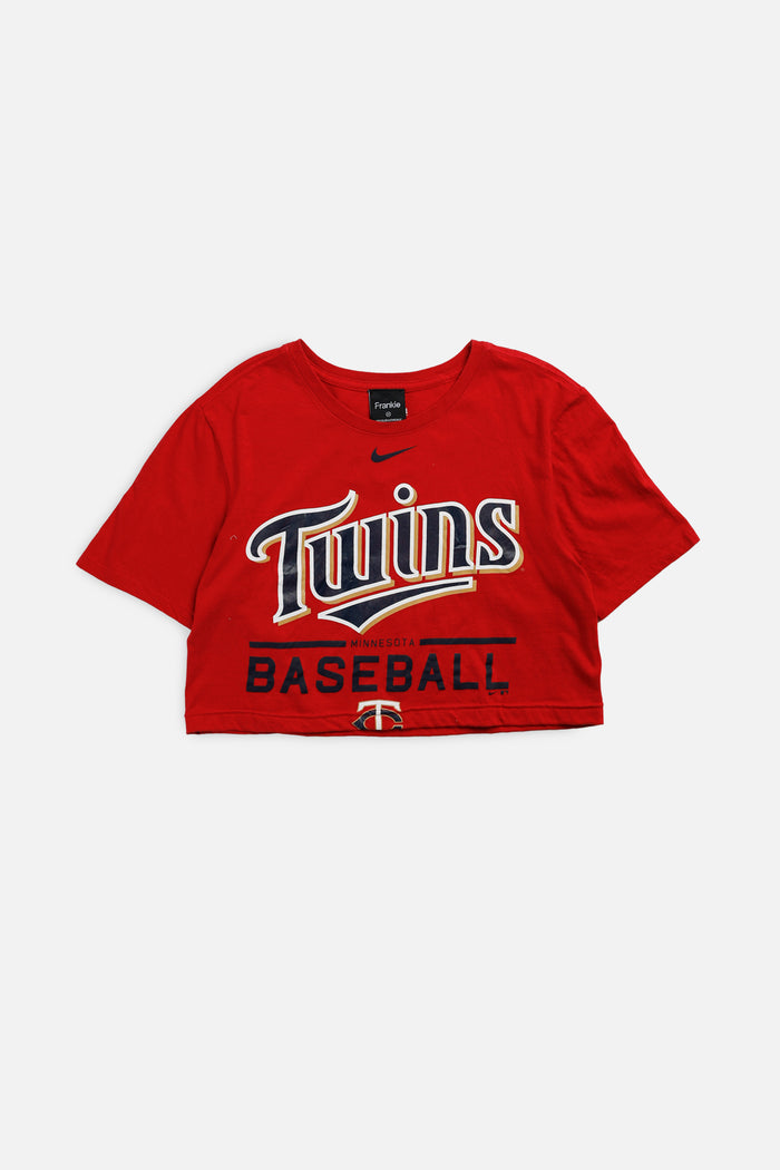frankie Rework Minnesota Twins MLB Crop Tee - XS