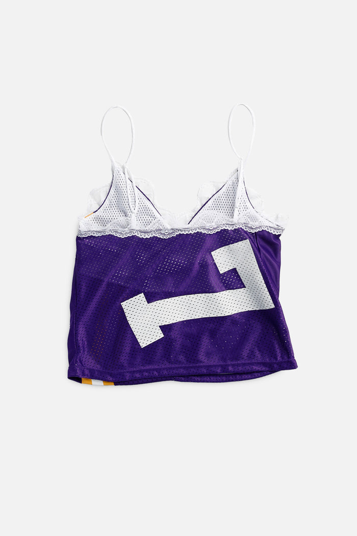 Frankie Rework Minnesota Vikings Lace Tank - XS