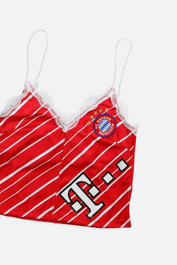 Frankie Rework Munich Soccer Lace Tank - S
