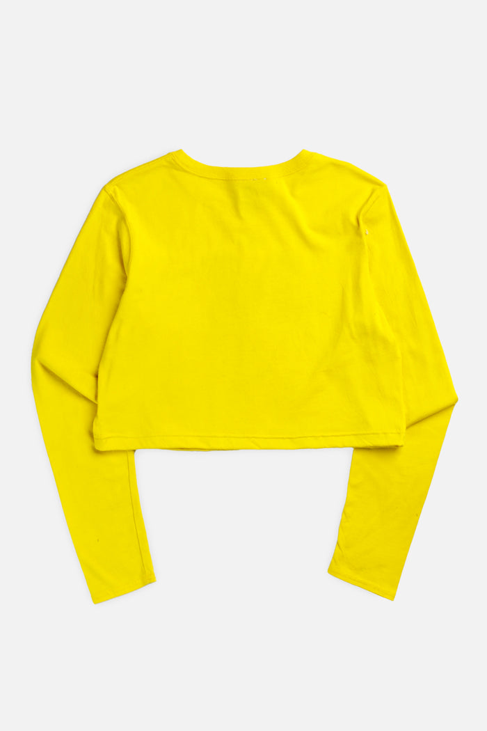 Frankie Rework NCAA Crop Long Sleeve Tee - S