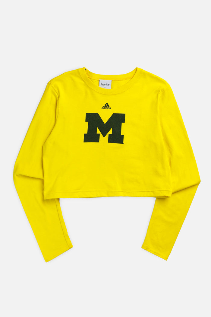 frankie Rework NCAA Crop Long Sleeve Tee - S