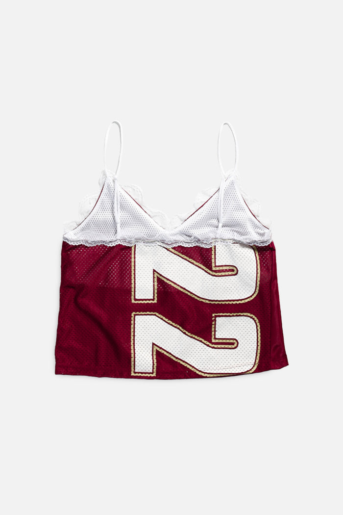 Frankie Rework NCAA Football Lace Tank - M