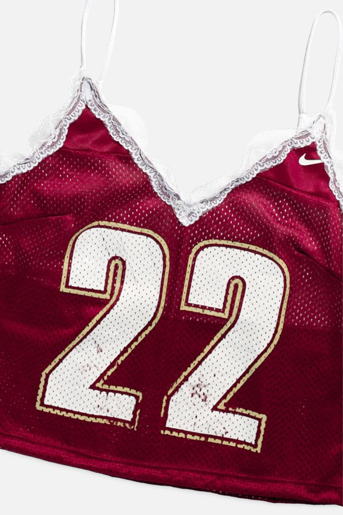 Frankie Rework NCAA Football Lace Tank - M