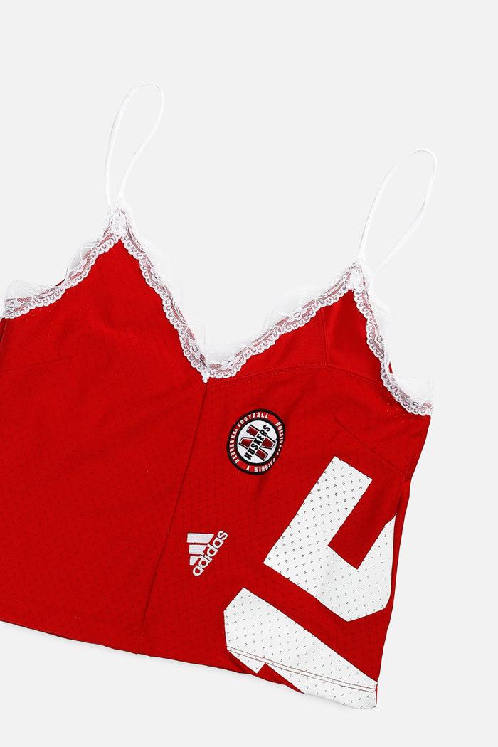 Frankie Rework Nebraska Cornhuskers Lace Tank - M