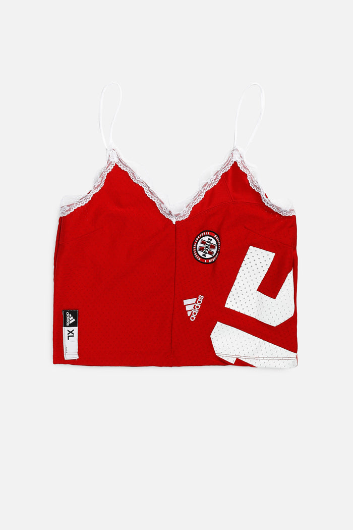 frankie Rework Nebraska Cornhuskers Lace Tank - M