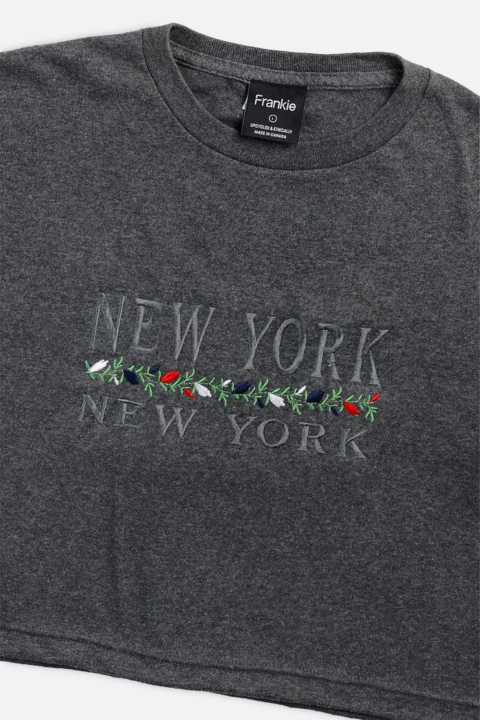 Frankie Rework New York Crop Tee - L