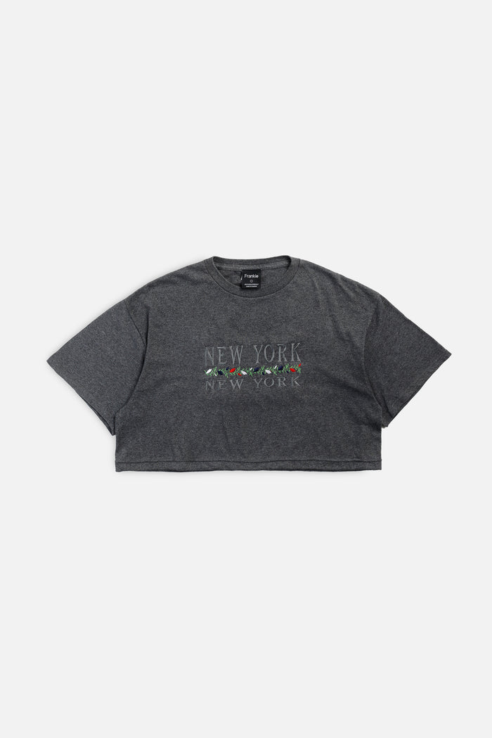 frankie Rework New York Crop Tee - L