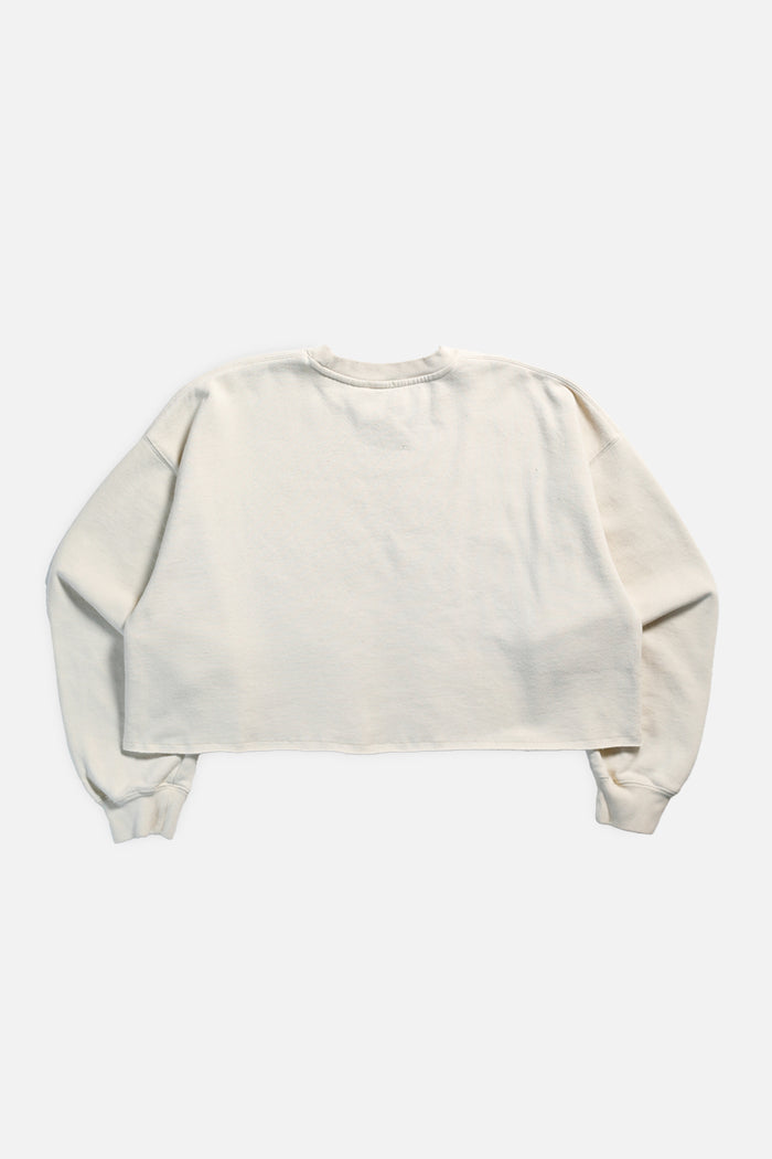 Frankie Rework New York Raw Crop Sweatshirt - XXL