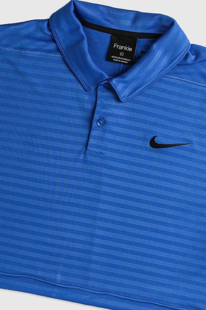 Frankie Rework Nike Crop Athletic Collared Tee - XL