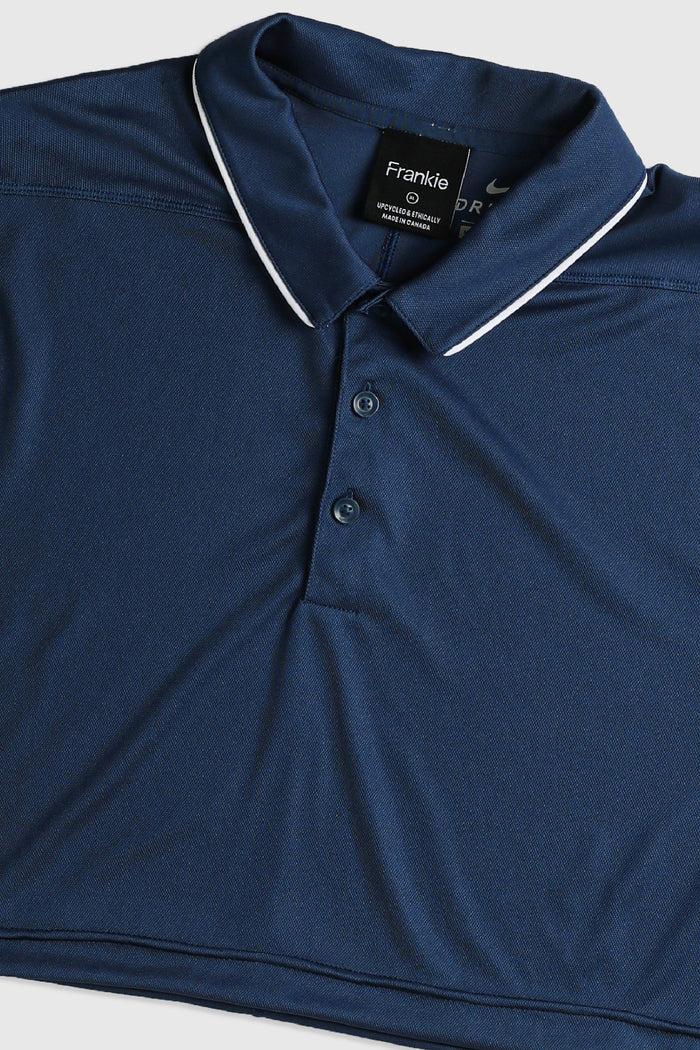 Frankie Rework Nike Crop Athletic Collared Tee - XL